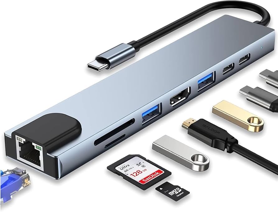 USB-C 8-in-1 Concentrator
