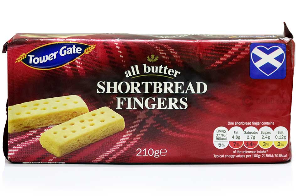 Tower Gate All Butter Shortbread Fingers