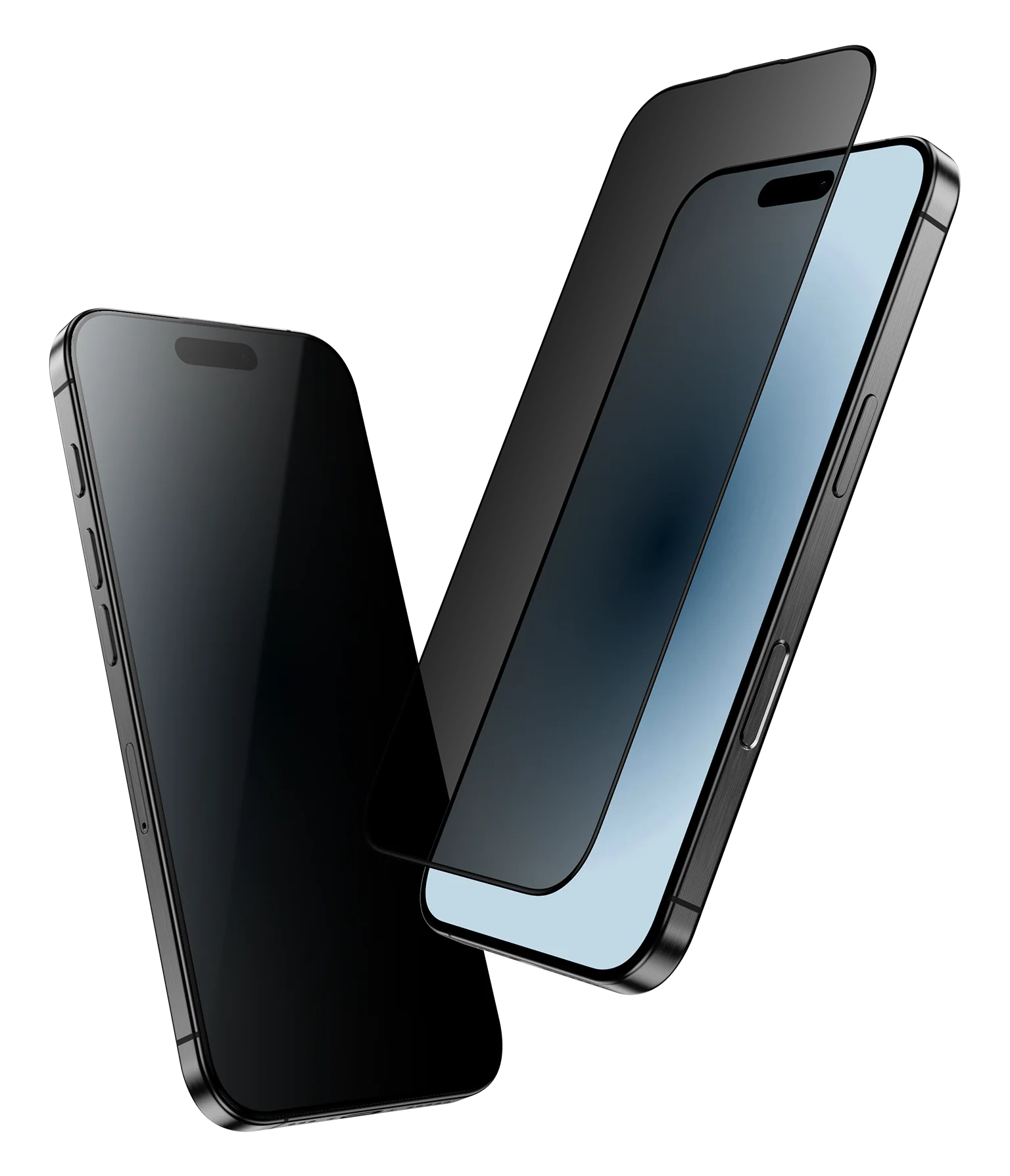 2pcs Privacy Screen Protector Tempered Glass for iPhone 11 - 15 Pro Max