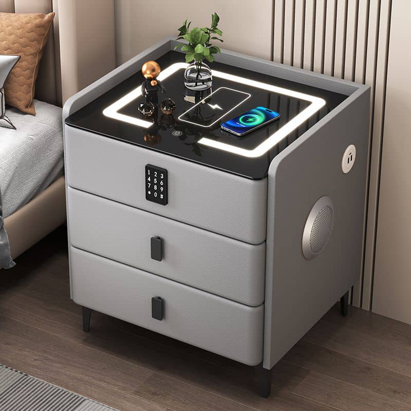 Smart Nightstand with Safe