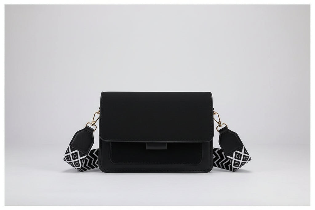 Wide Strap Crossbody Bag