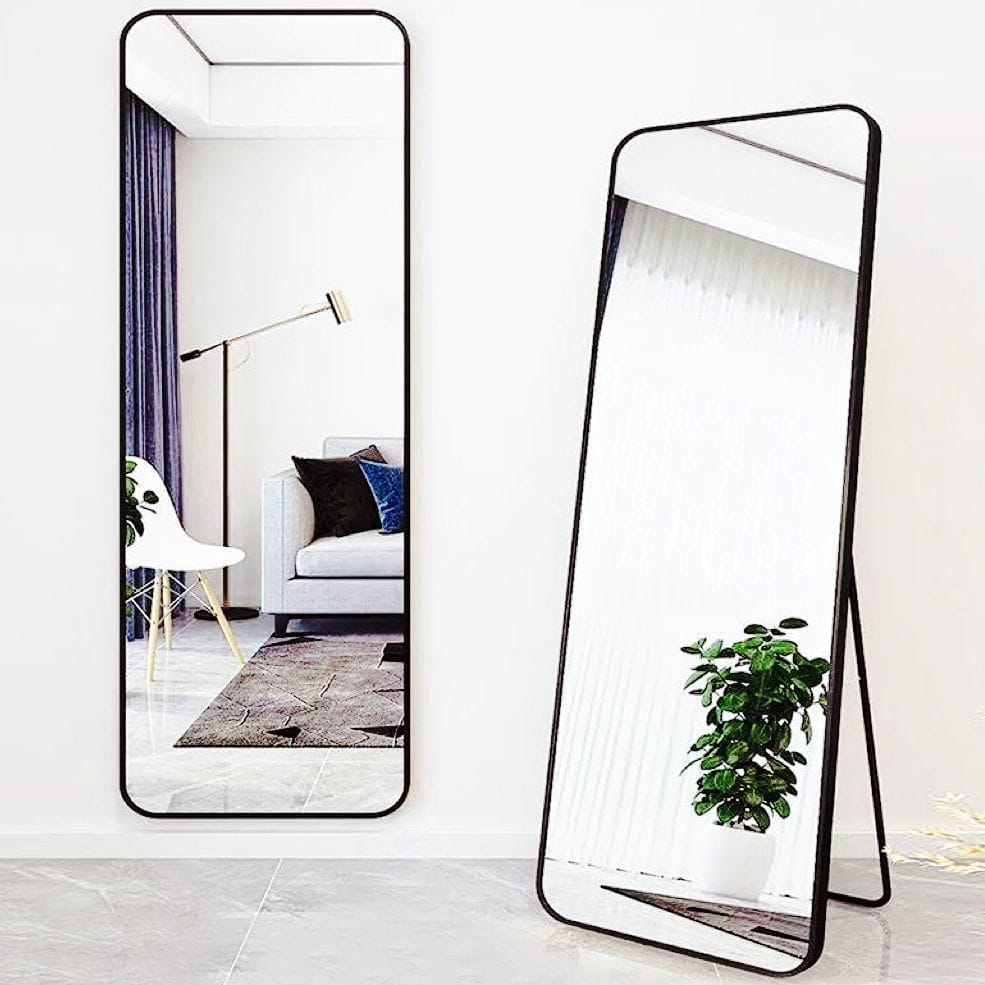Full Length Floor Mirror with Frame