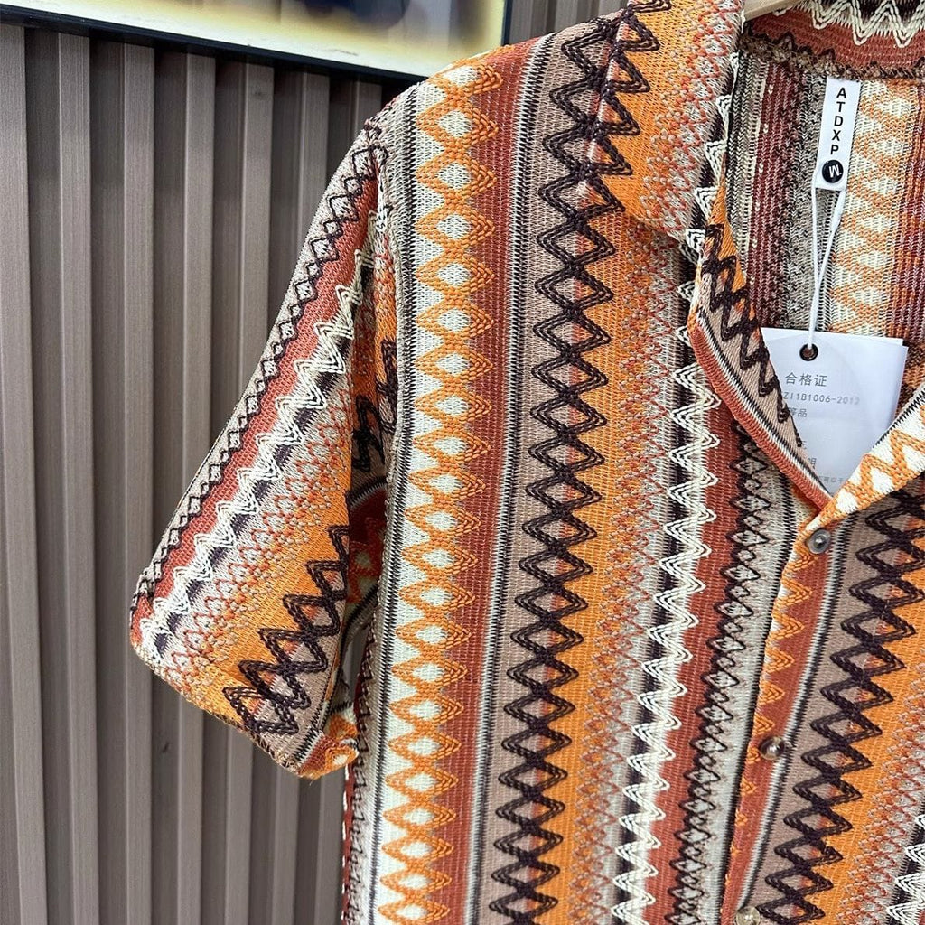 Woven Colourful Short Sleeve Shirt