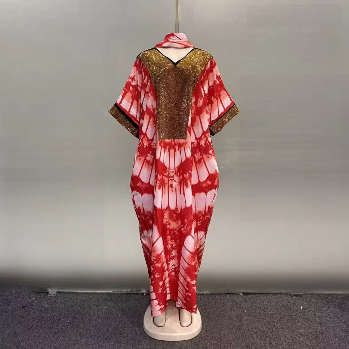 Tie-Dye African Kaftan Boubou