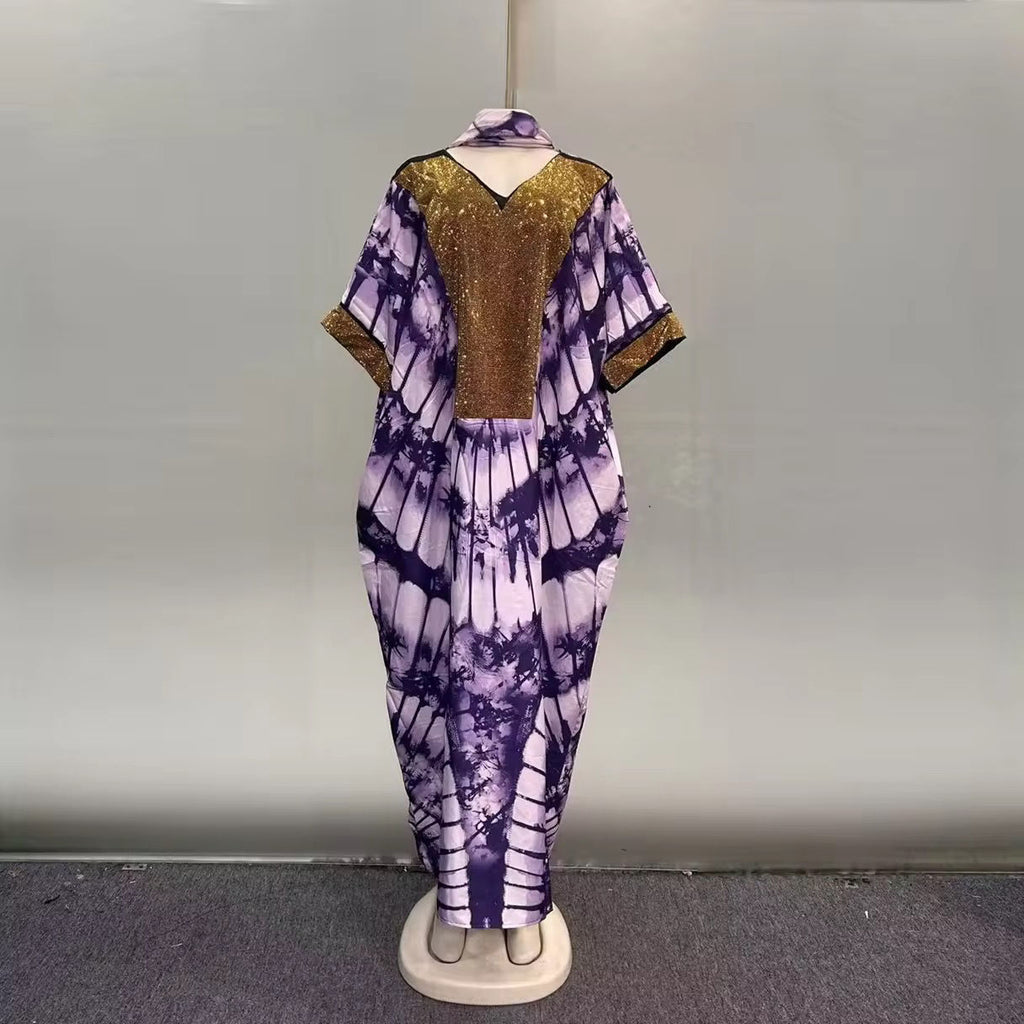 Tie-Dye African Kaftan Boubou