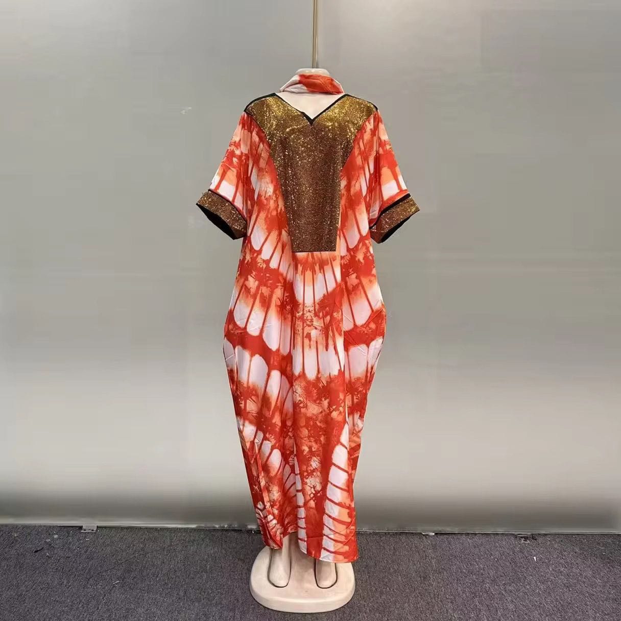 Tie-Dye African Kaftan Boubou