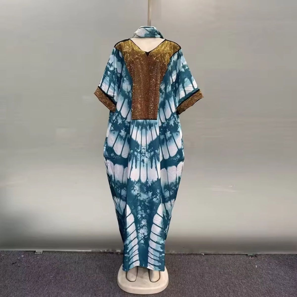 Tie-Dye African Kaftan Boubou