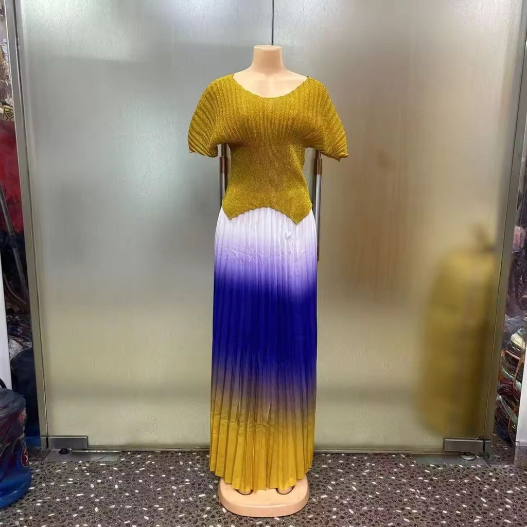 Muliticolored African Women's Dress