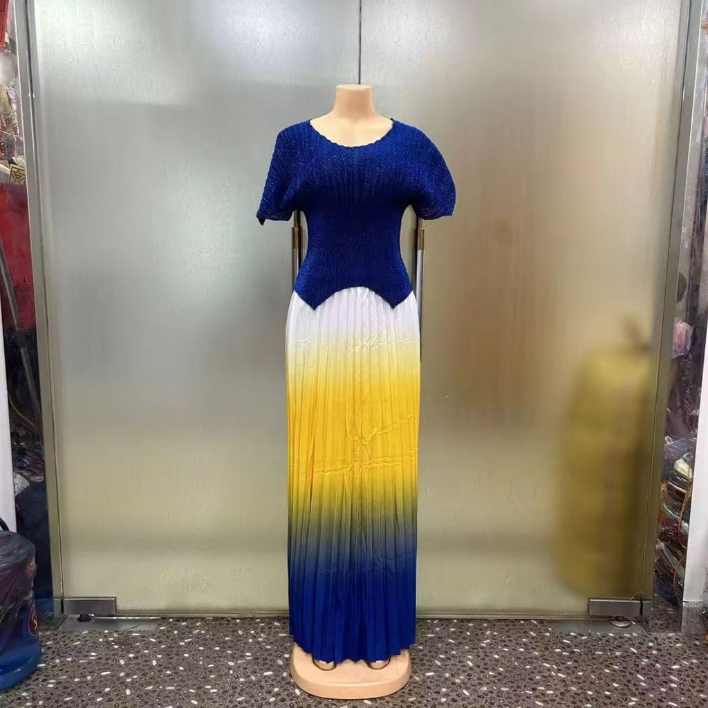 Muliticolored African Women's Dress