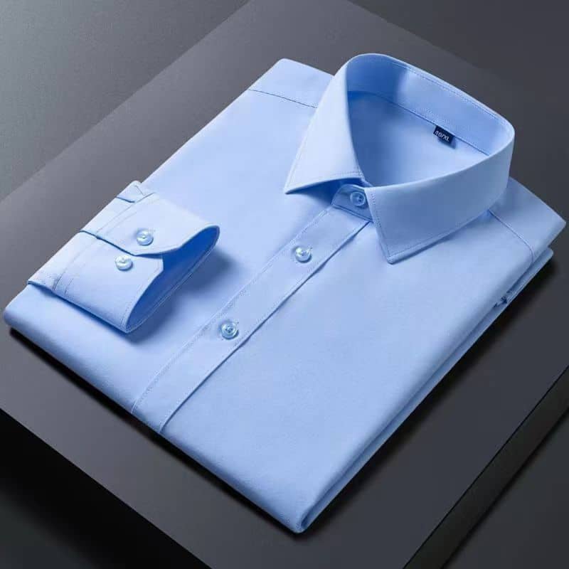 Bamboo Fibre Slim Fit Long Sleeve Shirt