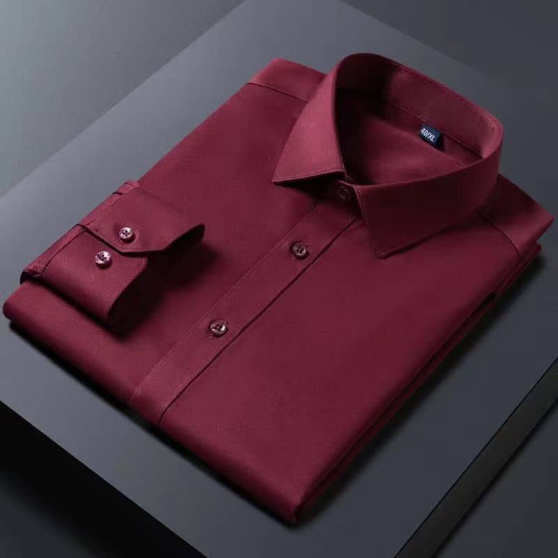 Bamboo Fibre Slim Fit Long Sleeve Shirt