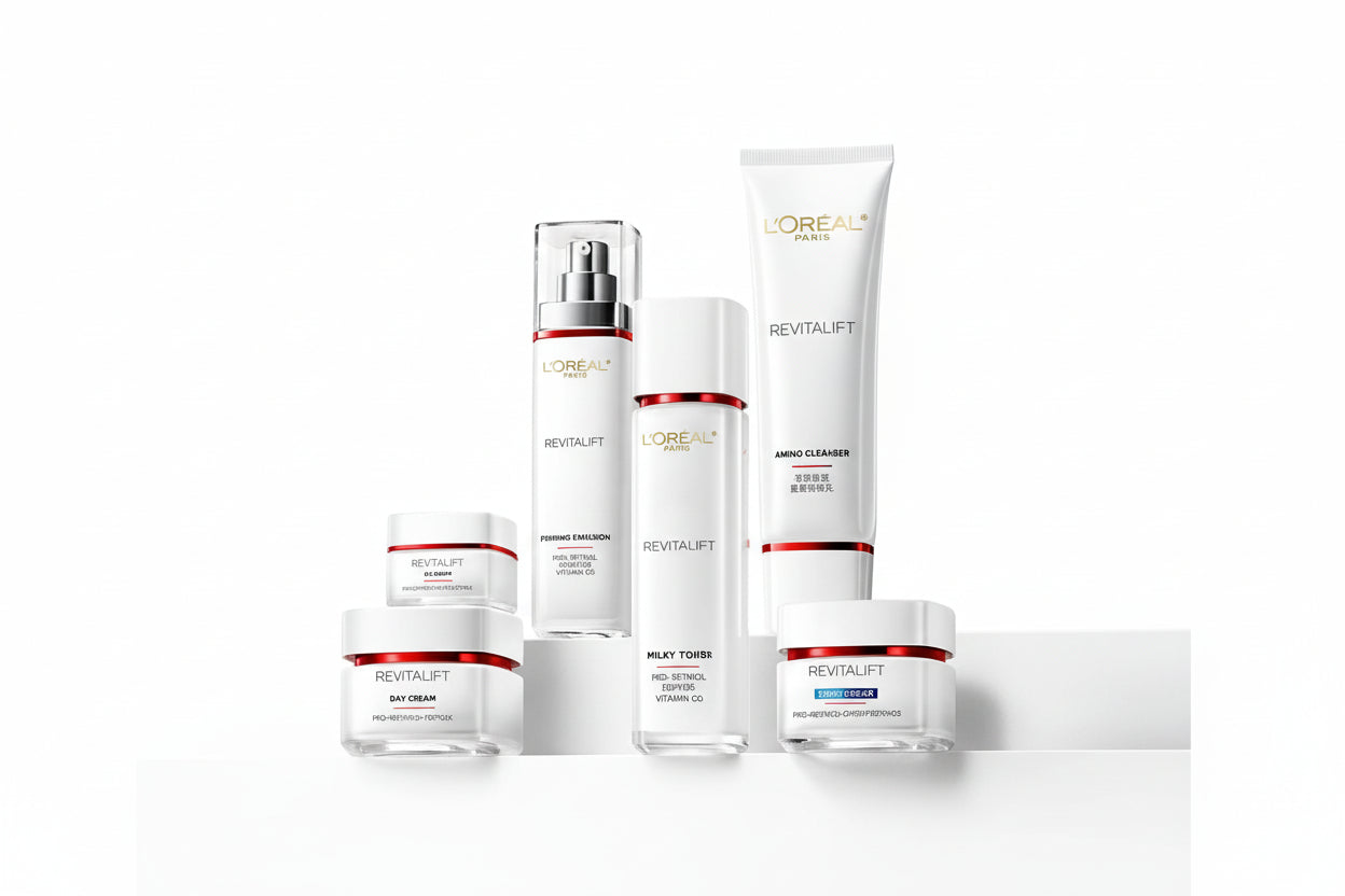 L'Oreal skincare products 