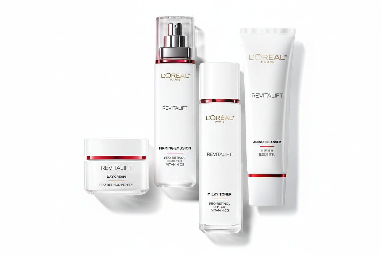 L'Oreal skincare products 