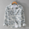 Men's Tribal Print Pattern Shirt