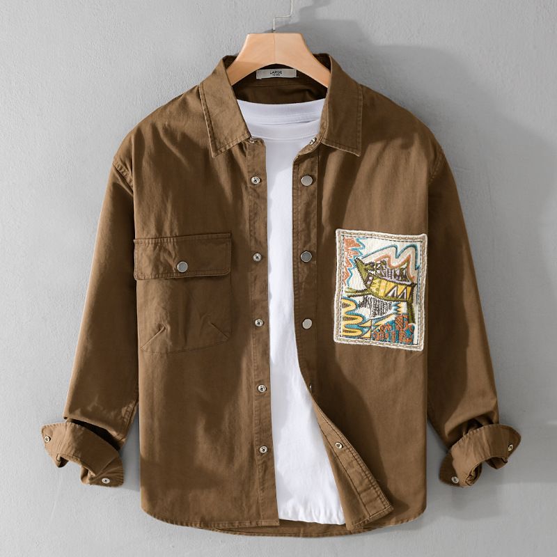 Nortex Men Printed Long Sleeve Shirt
