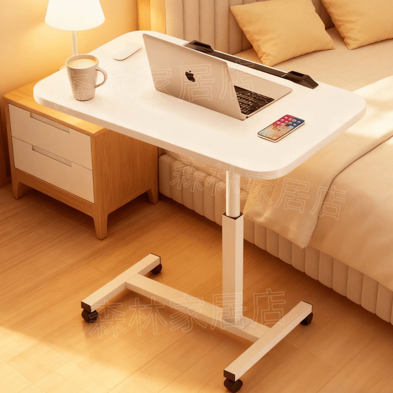 Mobile Height Adjustable Laptop Desk