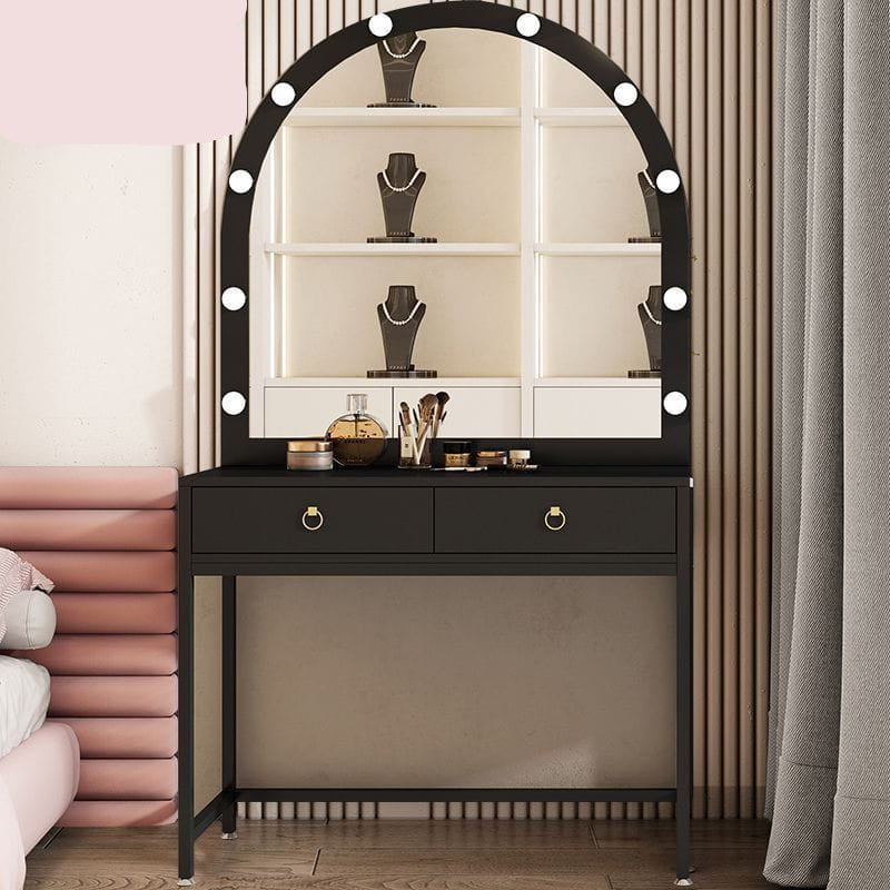 Dresser with Lamp Mirror