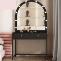 Dresser with Lamp Mirror