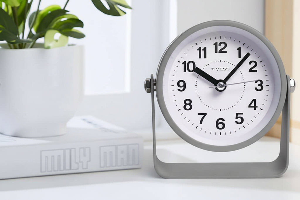 Silent Non-ticking Analog Clock