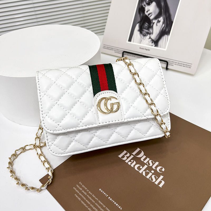 Gucci GG Marmont Quilted Web Wallet