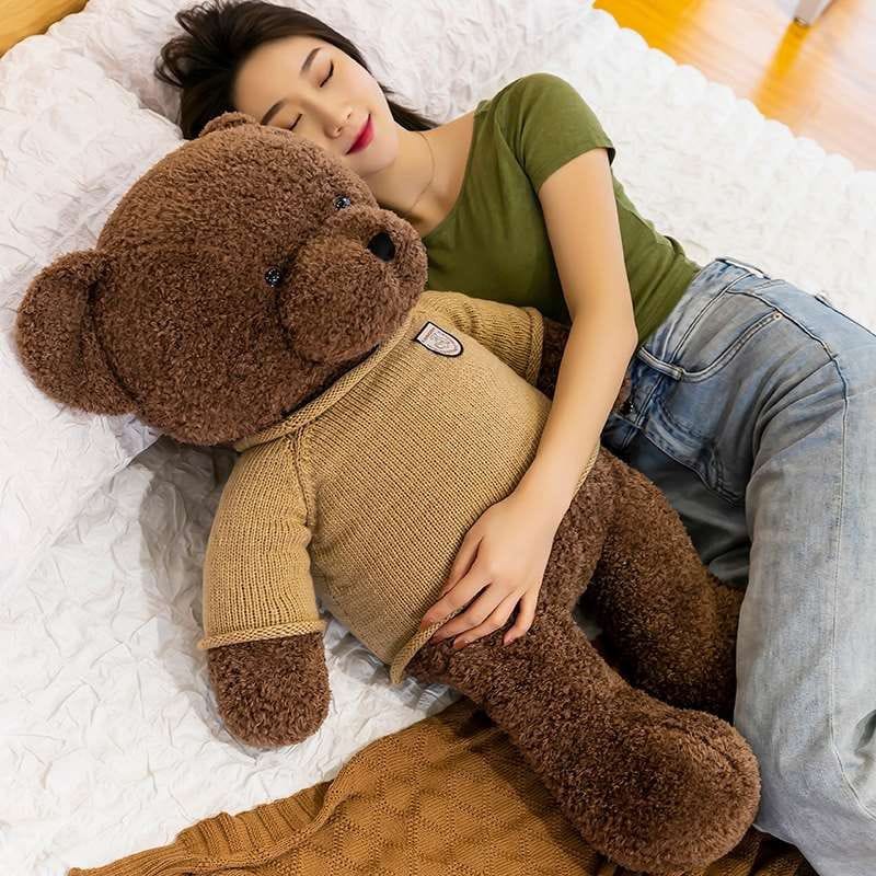Large Jumbo Sweater Teddy Bear