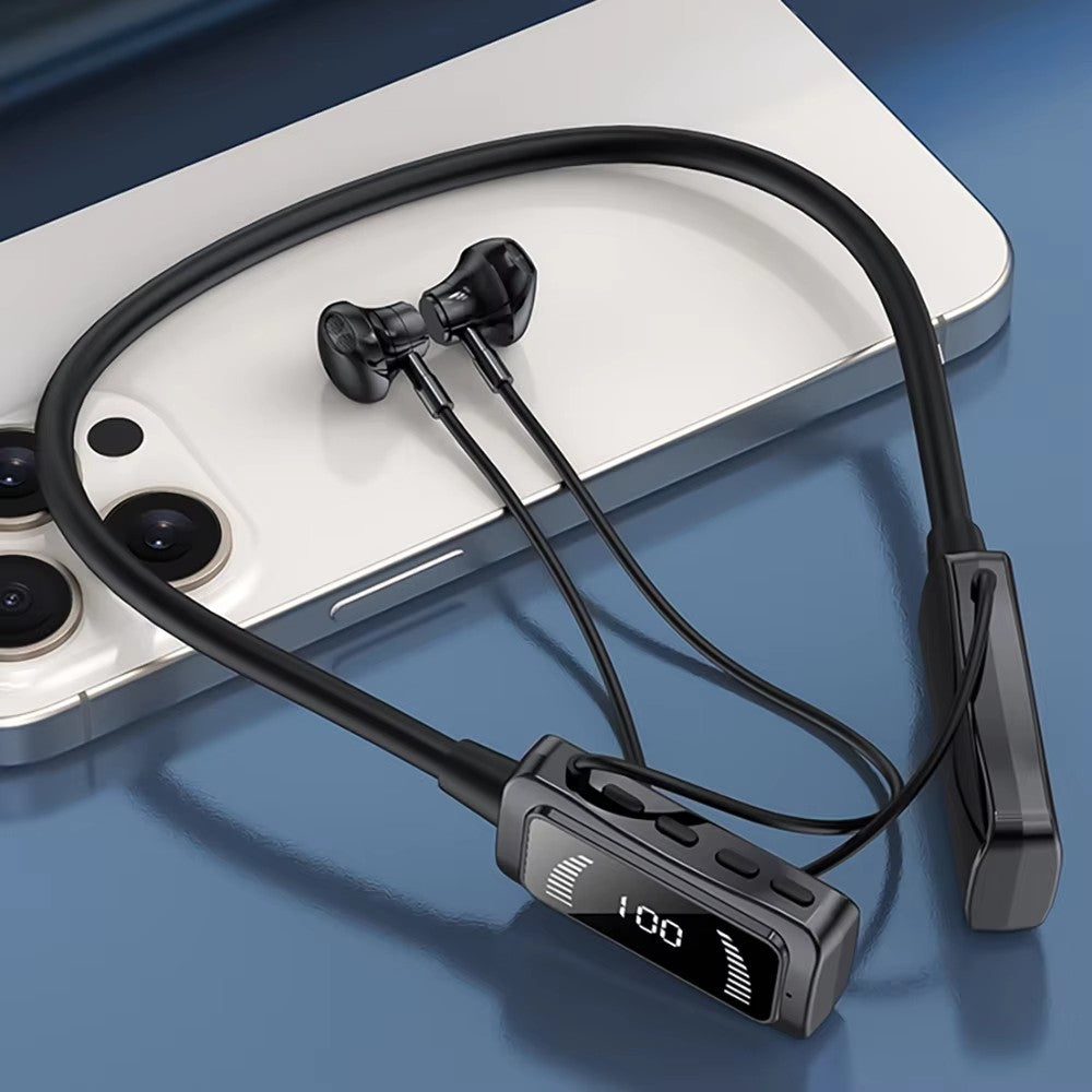 U607Wireless Metal Neckband Headphone