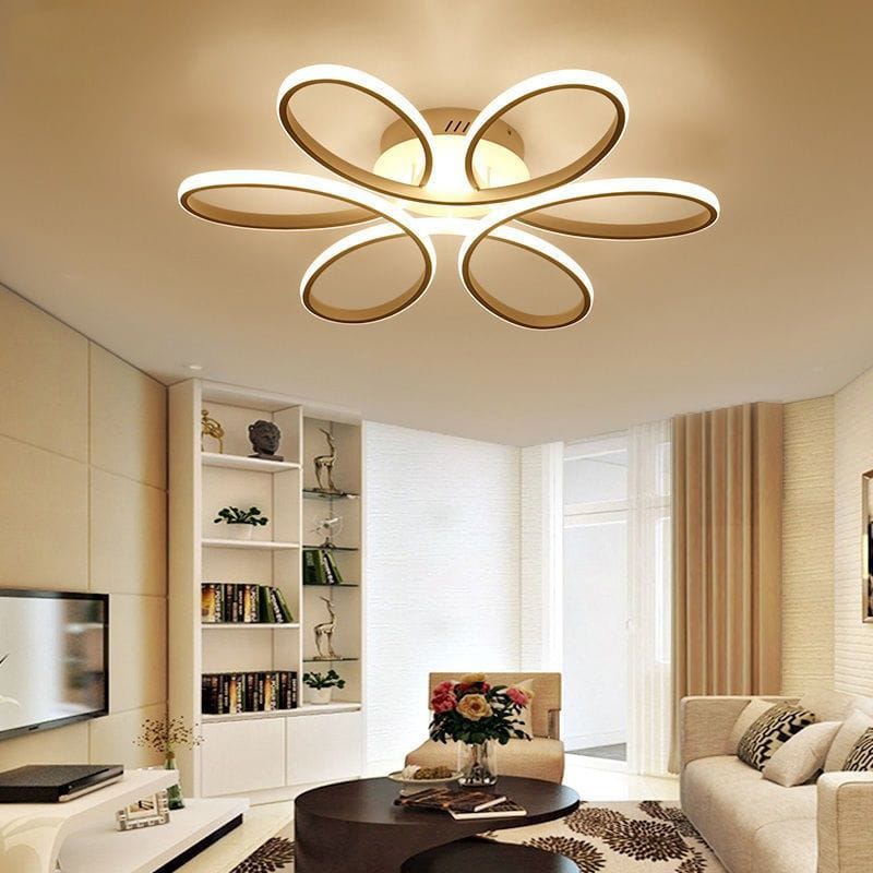 Modern Flower Shaped LED Chandelier Light
