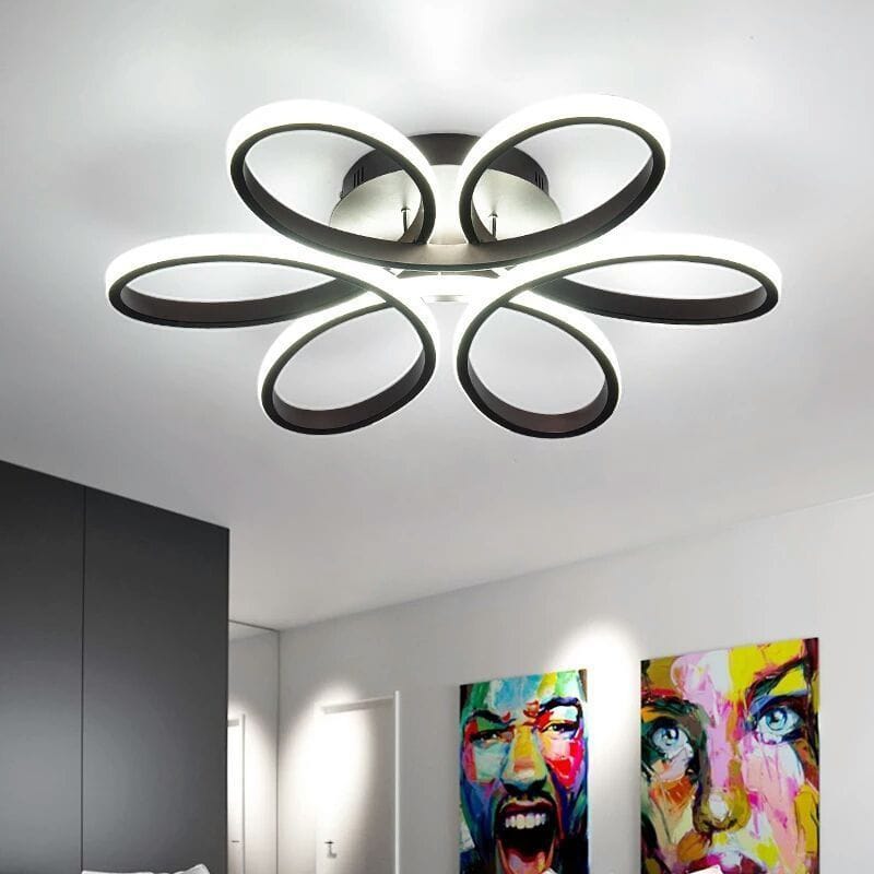 Modern Flower Shaped LED Chandelier Light