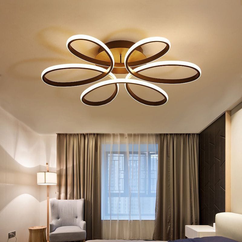 Modern Flower Shaped LED Chandelier Light