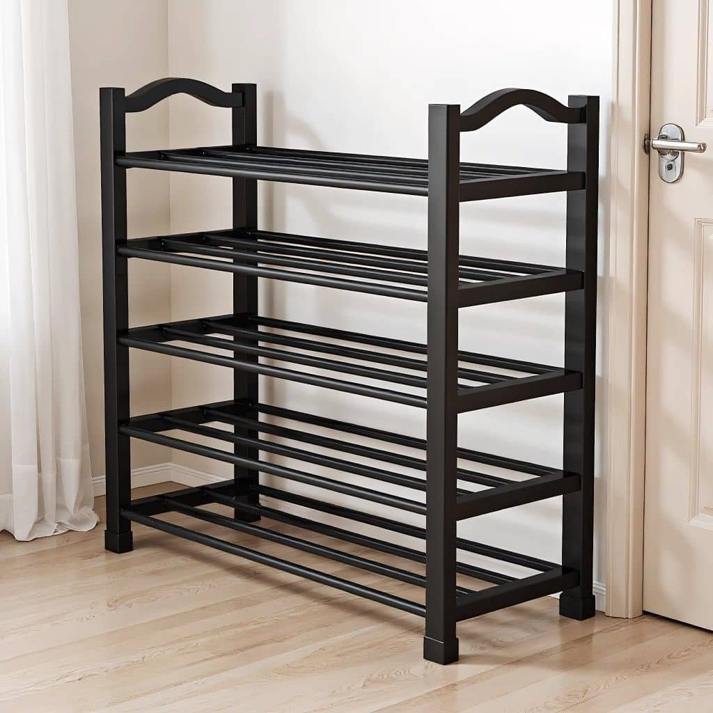 5-tier Metal Plastic Shoe Rack