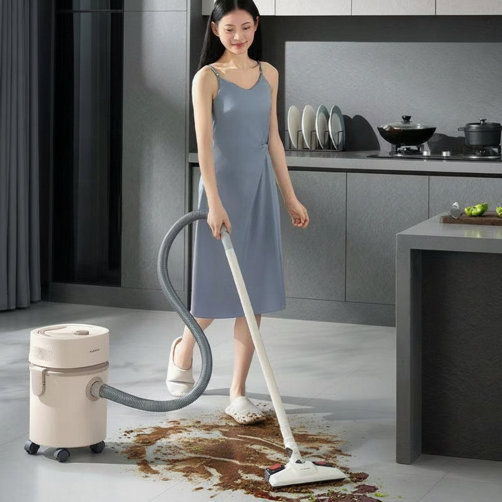 Aux Brand Barrel-Style Vacuum Cleaner