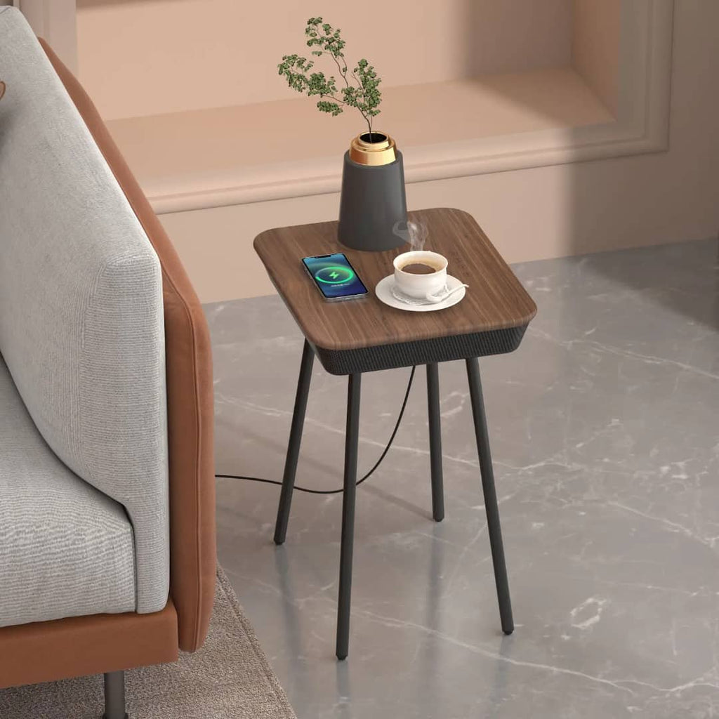 Bluetooth Speaker Table with Wireless Charging