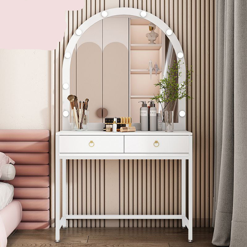Dresser with Lamp Mirror