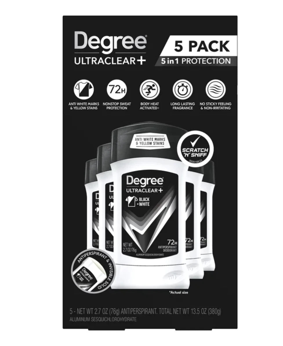 Degree Ultraclear+ Deodorant (5-in-1)