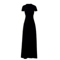 Black Fluid Jersey Dress