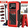 Portable Car Jump Starter With Air Compressor