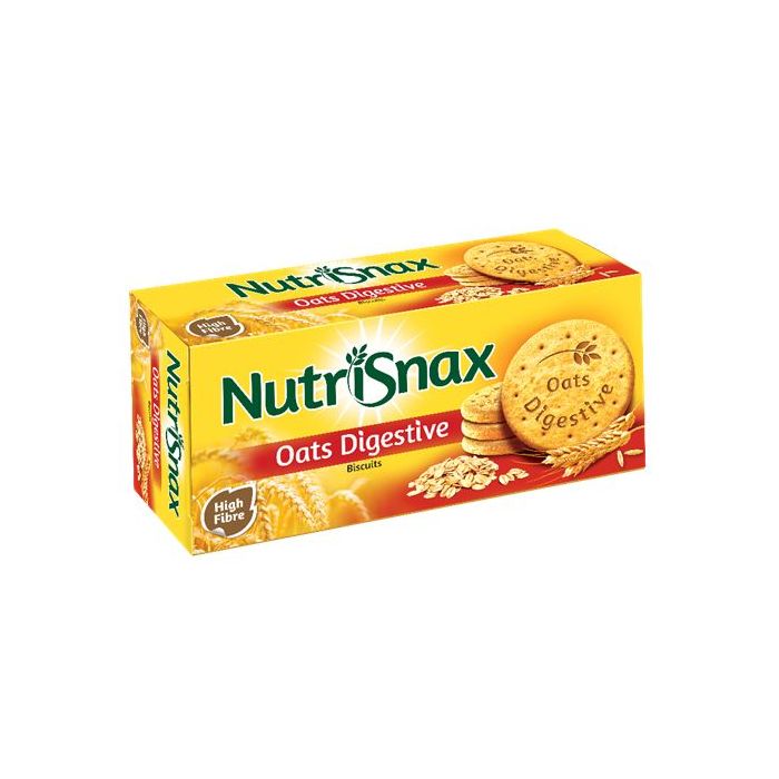 Nutrisnax Oats Digestive (Box - 36 pieces)