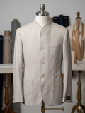 Atelier Torino Linen Chinese Neck Suit