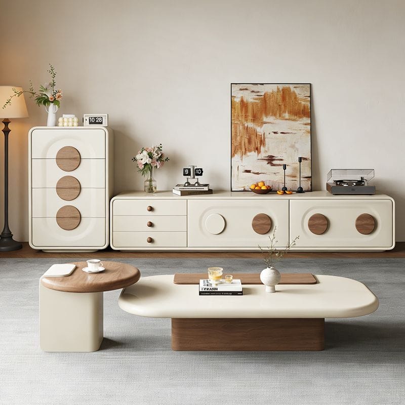 Retro-Modern Minimalist Living Room Furniture Set