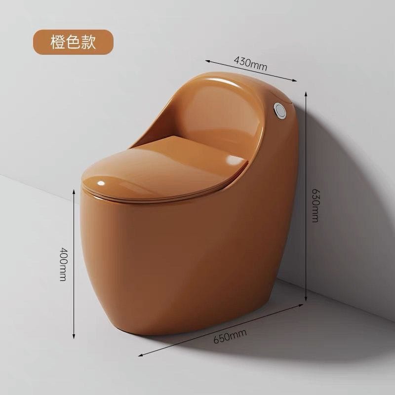 Floor-mounted One-piece Toilet Seat