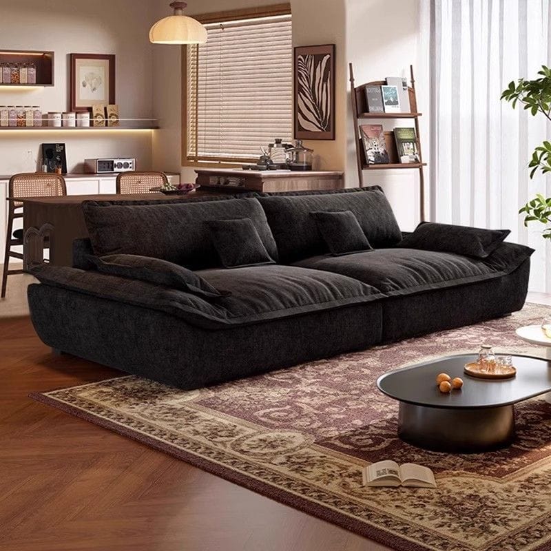 Midnight Cloud Over-Sized Plush Sofa
