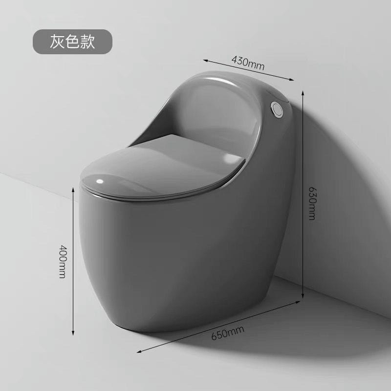Floor-mounted One-piece Toilet Seat