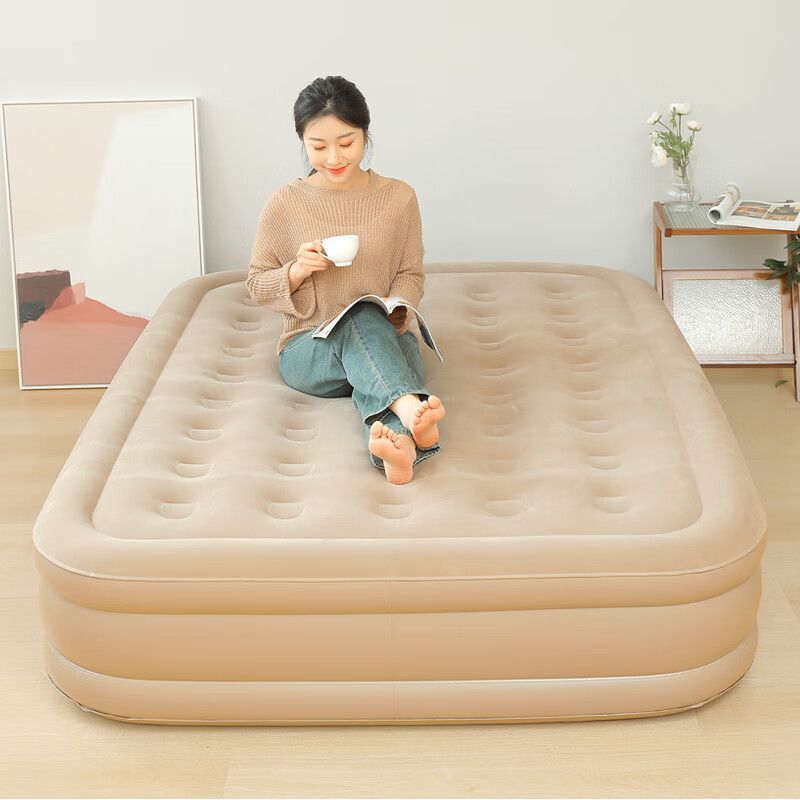 Double-High (Raised) Inflatable Air Mattress.